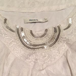 Rickis Ladies Flutter Sleeve Top